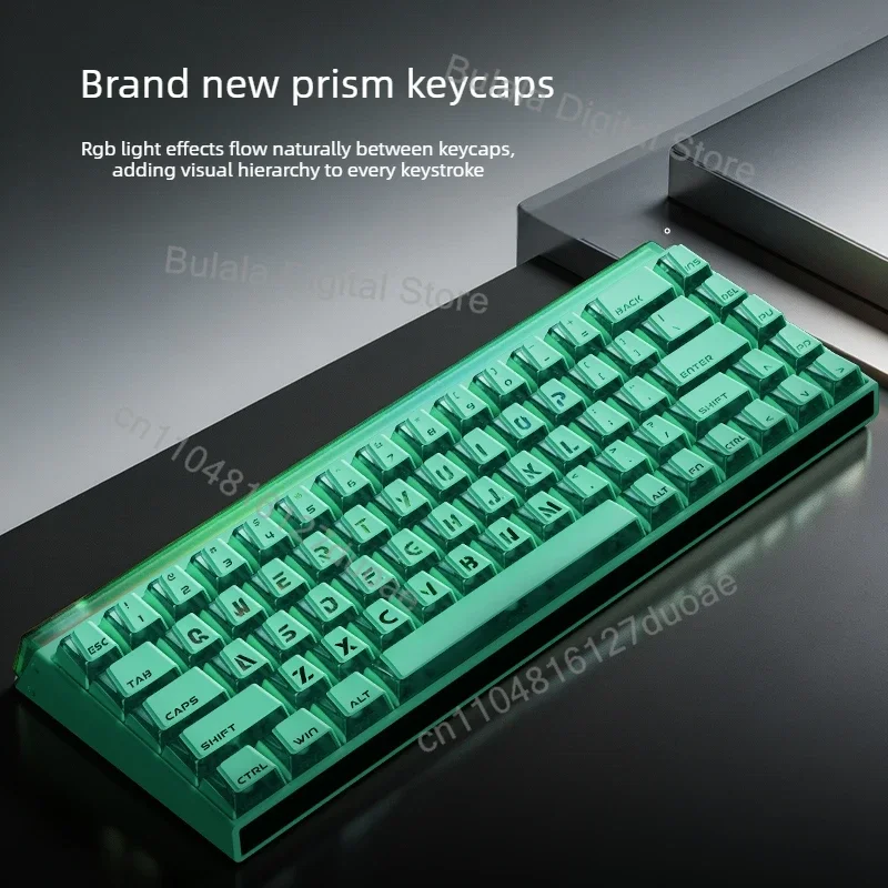 Madlions NANO68V2 Wired Magnetic Switch Keyboard Single Mode 8k Return Rate RGB Hot Swap Low Latencye-sports Keyboard