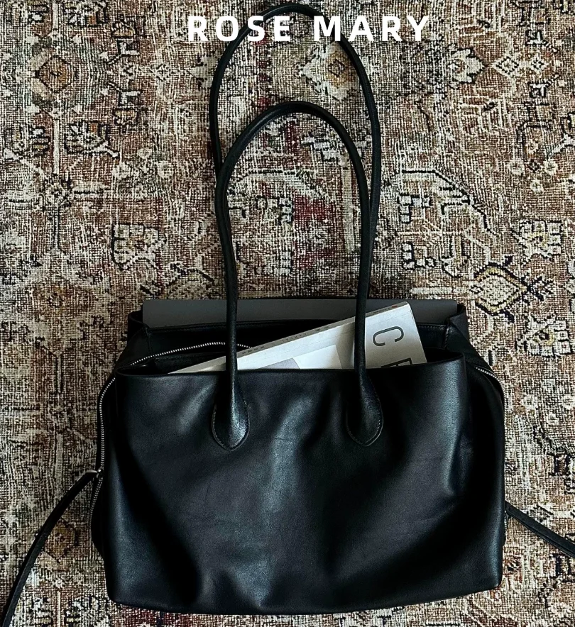 Large Capacity Office Ladies Work Totes Handbag PU Leather Underarm Shoulder Bag New Designer Casual Shopping Bags