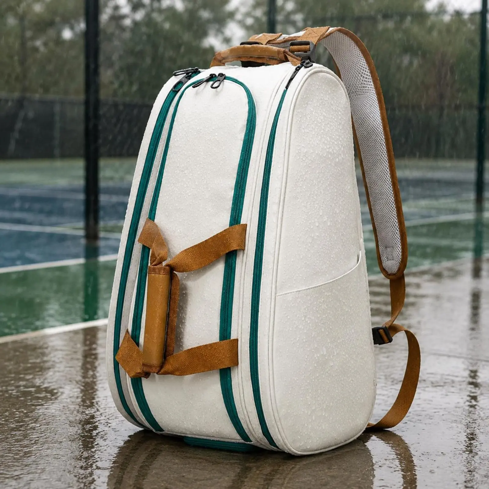 Tennis Racket Backpack Large Capacity Tennis Racket Bag Pickleball Bag Water-Resistant Multi Pocket Sports Backpack for Outdoor