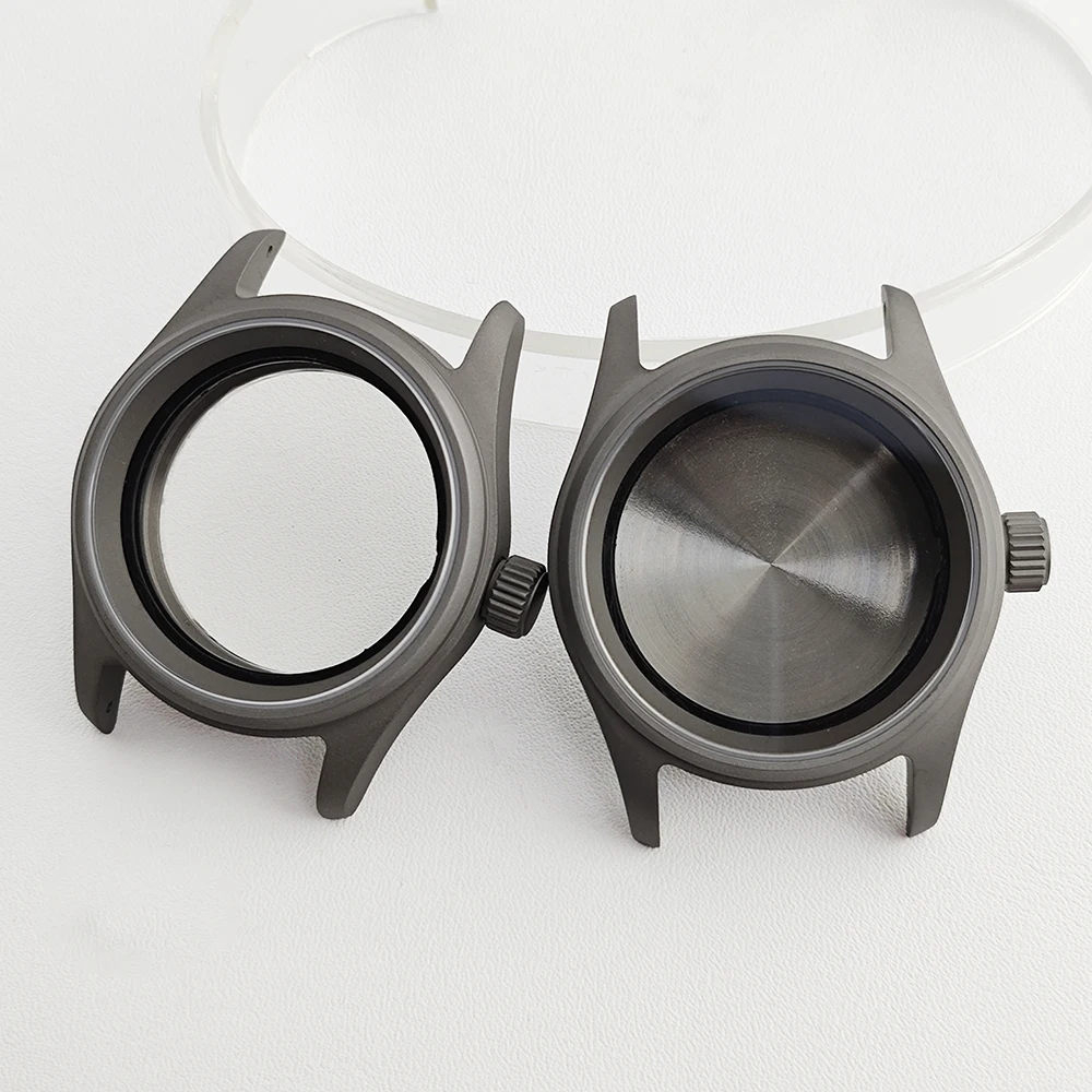 ETA2824/PT5000 Case 36mm Pilot Titanium Watch Case Sapphire Glass Case Suitable For ETA2824/PT5000 Movement Repair Parts
