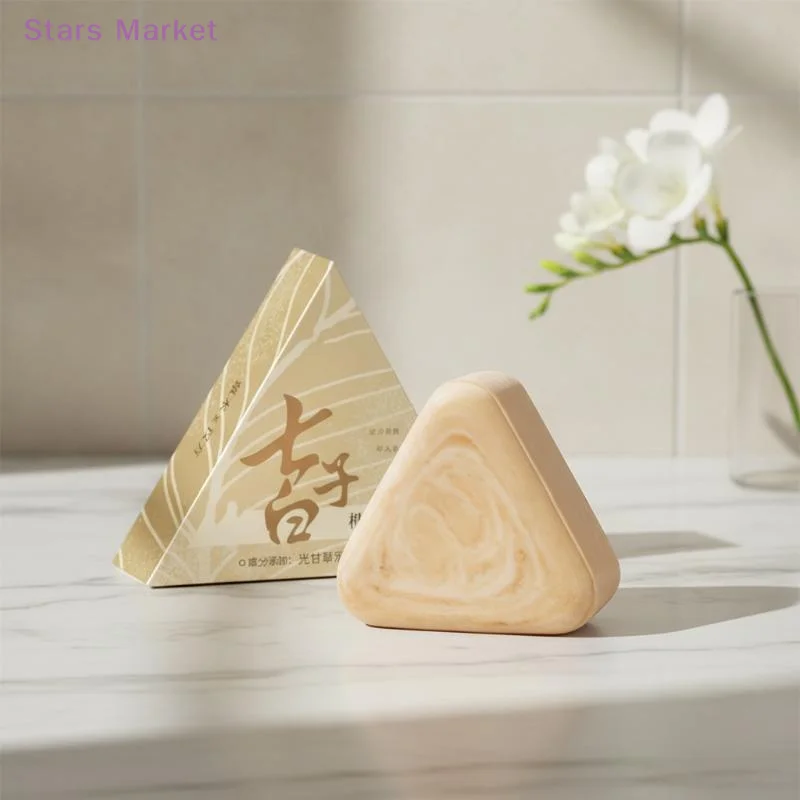 Herbal Coconut Oil Seven Seed White Handmade Facial Soap Glycerol Whole Body Cleaning Soap Natural Gentle Cleansing Bath 2-in-1