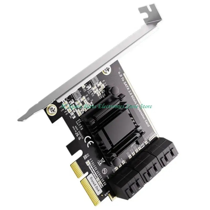 SZ 6Gbps PCIe To 6 Port SATA3.0 Expansion Card With ASM1166 Chip For Desktop