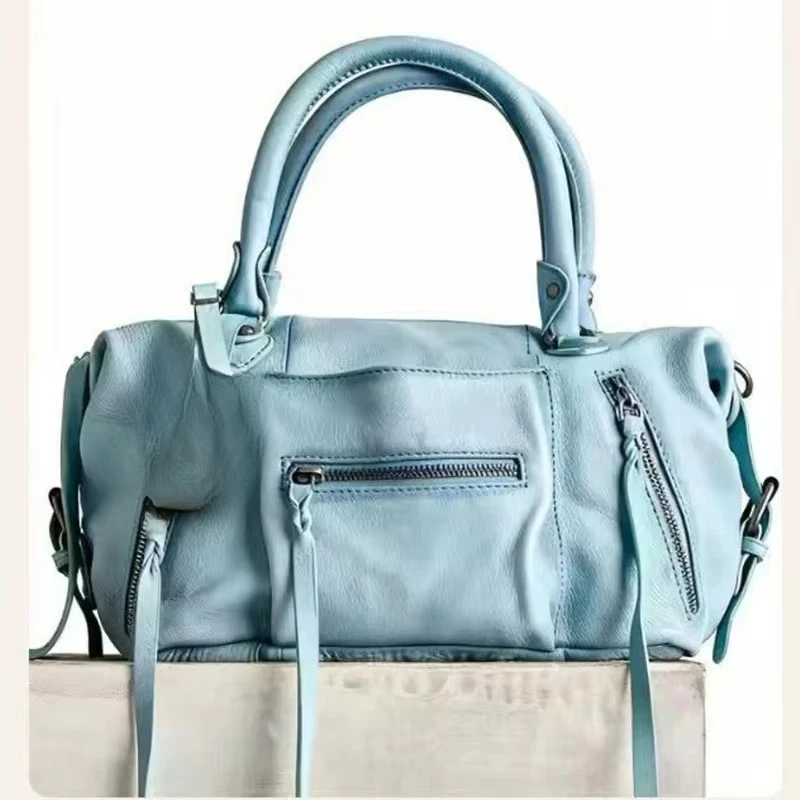 City Motorcycle Shoulder Bag Tote Bag for Women Luxury Designer handbag crossbody Large Capacity PU Leather Crossbody Bag