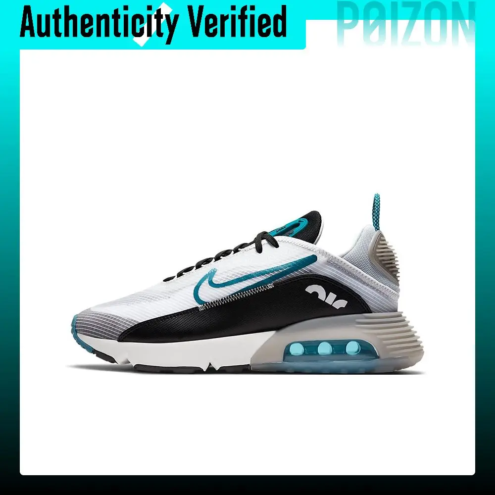 Nike Air Max 2090 Running Shoes Unisex Low-top White/Blue/Black CV8835-100
