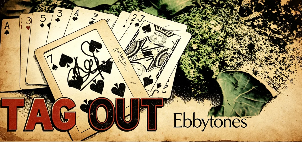Tag Out Ebbytones Card Magic Trick Gimmick Card Appearing in Holder Close Up Street Magic Mentalism Illusion Props Magician