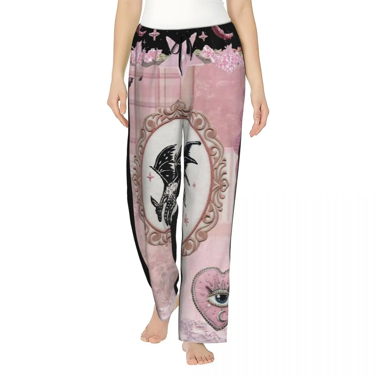 Halloween Gothic Women's Lounge Pants Comfy Creepy Spooky Pajama Pants Home Sleepwear