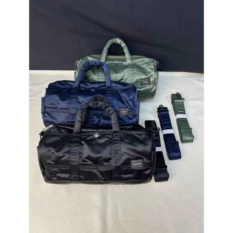 Porter Tanker Men Women Roll Bag Bucket Crossbody Shoulder Soft Casual Storage Bag Resistant Trendy Versatile Travel