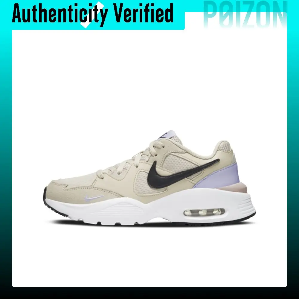 Nike Air Max Fusion Vintage Fabric Cushioning, Wear Resistant Low top Rubber Casual Running Shoes Women's CJ1671-104