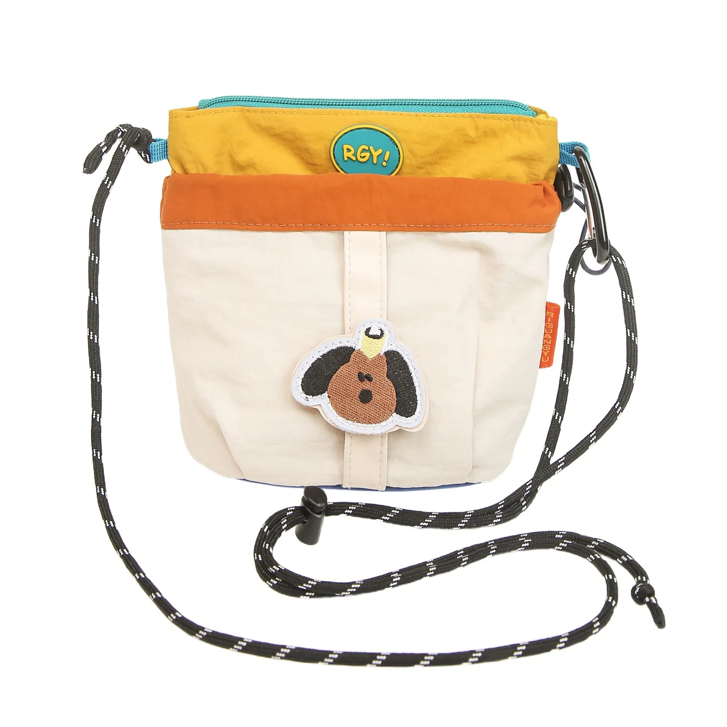 New Casual Versatile Lightweight Nylon Women's Contrast Color Fashion Shoulder Crossbody Cycling Small Satchel