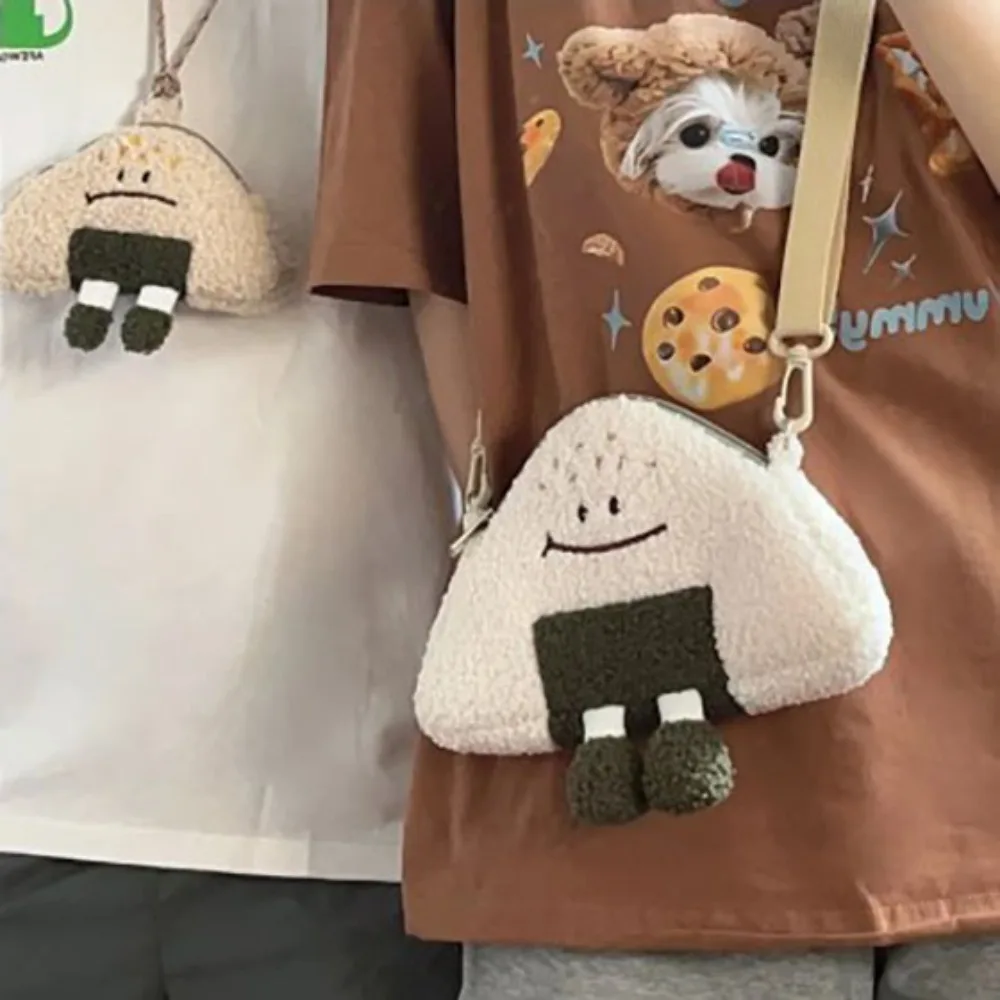 Cute Japanese Kawaii Bag Soft Large Capacity Women Crossbody Bags Washable Resistant To Dirt Neck Purse Bag