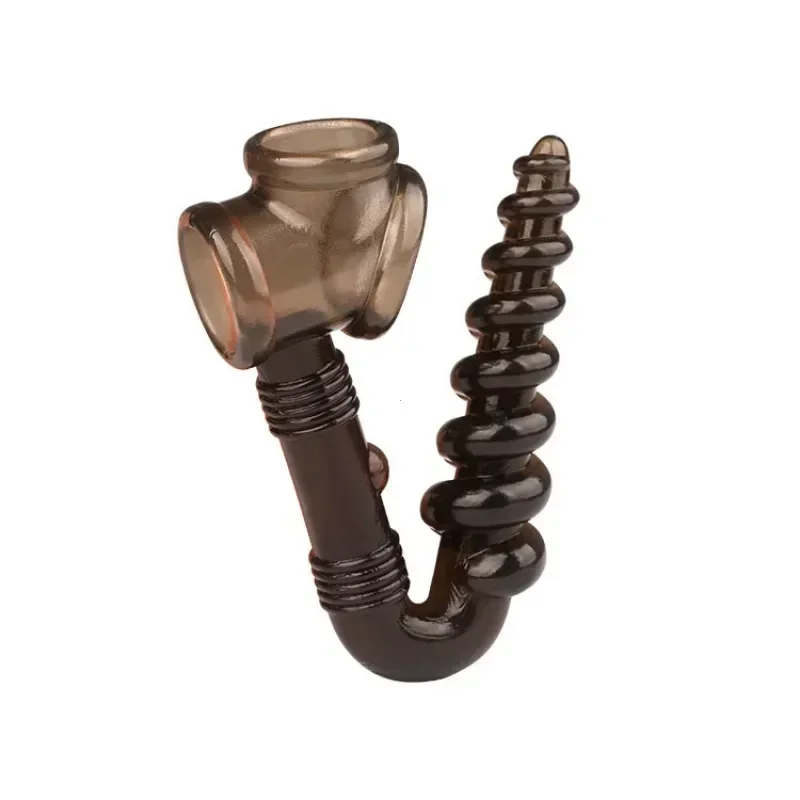 Men's G-Spot Prostate Massager with Scrotum Binding Chastity Cage Anal Beads Cock Rings Butt Plug - Male Sex Toys for Enhanced S