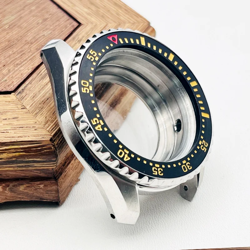 42mm Mod SPB185 Watch Case Watch Band Fit for NH35 NH36 4R 7S26 Movement Transparent Back Cover Sapphire glass Watch Cases
