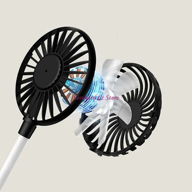 N3UC USB Fan 5W 5V Adjustable Small Silent Office Desk Fan Portable USB