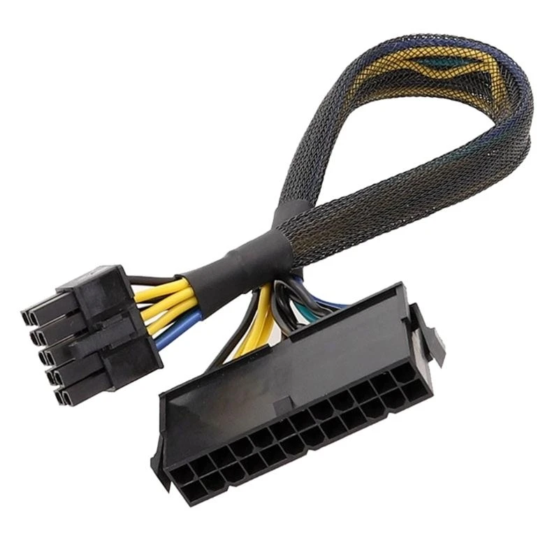24 Pin To 10 Pin PSU Main Power Supply ATX Adapter Cable Cable For Lenovo Motherboard
