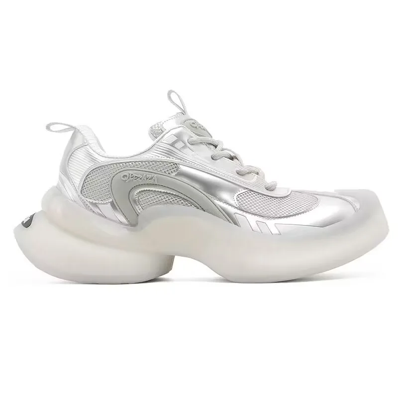 Popular Thick Soled Height Increasing Men's and Women's Sports Shoes Wear Resistant and Breathable Outdoor Men's Running Shoes