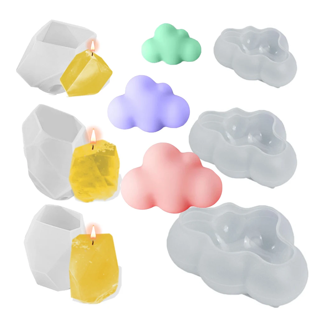 DIY Irregular Stone Ornaments Silicone Mold for Table Decorations And Jewelry Making - Unique Sectional Design