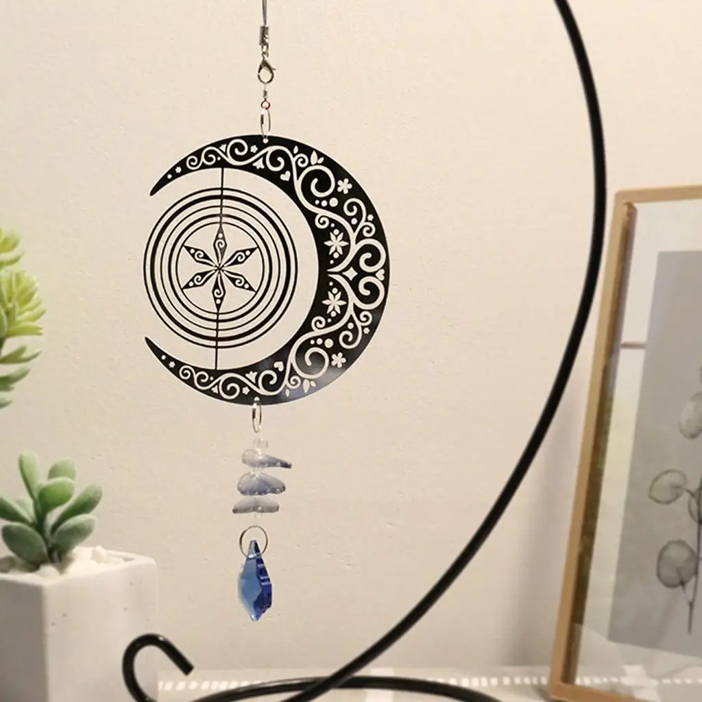 Stainless Steel Wind Chimes Pendant Wind Bell Garden Indoor Bedroom Decor