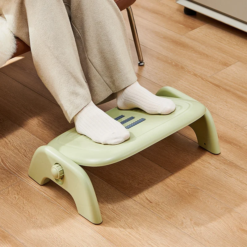 Portability Foot Rest Under Desk Footrest Ergonomic Foot Stool With Massage Rollers Foot Rest For Home Office Work Fast JJ1677