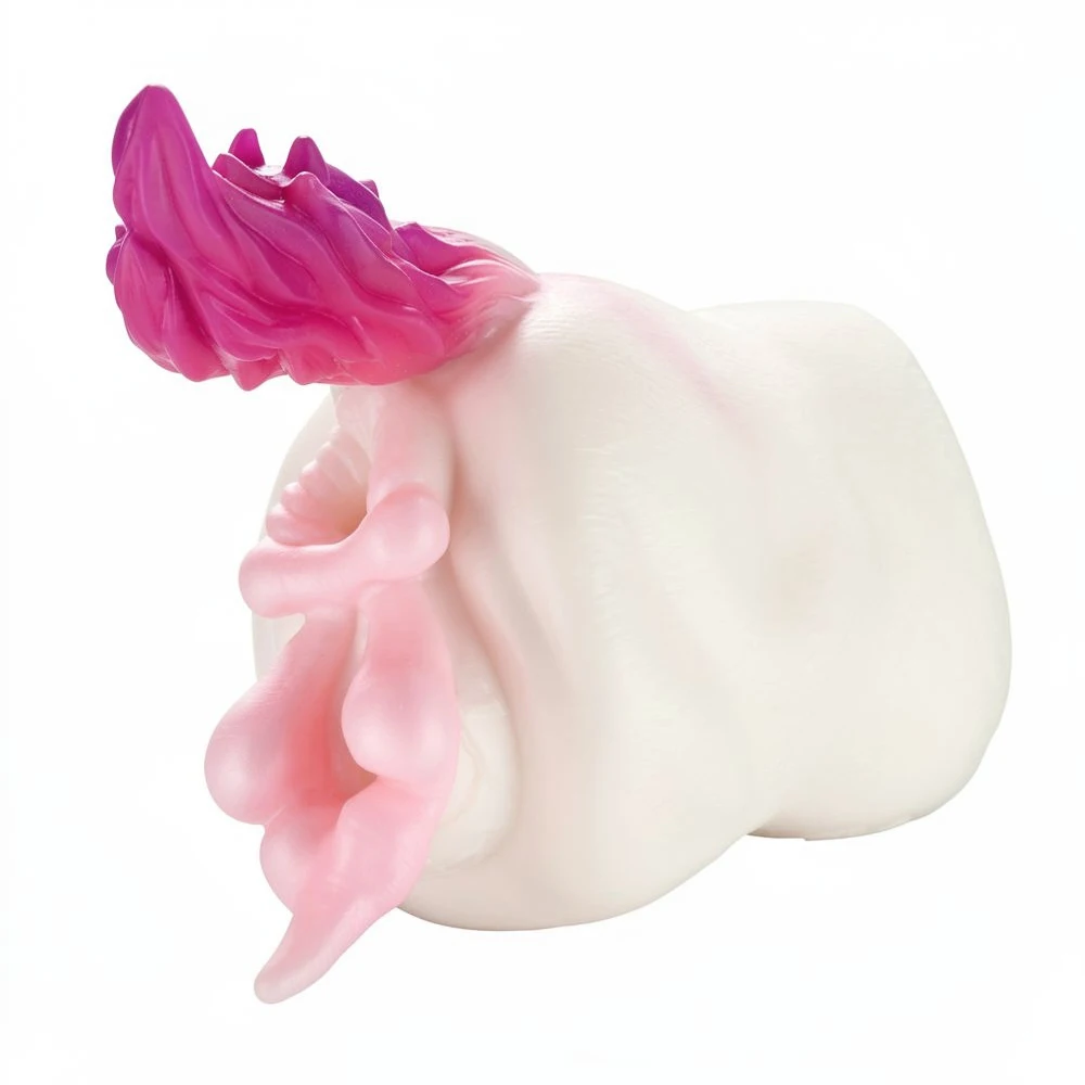 Fantasy Beast Sex Toy for Men Tail Relife Body Dual Channel Soft Silicone Stroker Pocket Pussy Masturbator for Men Adult Goods