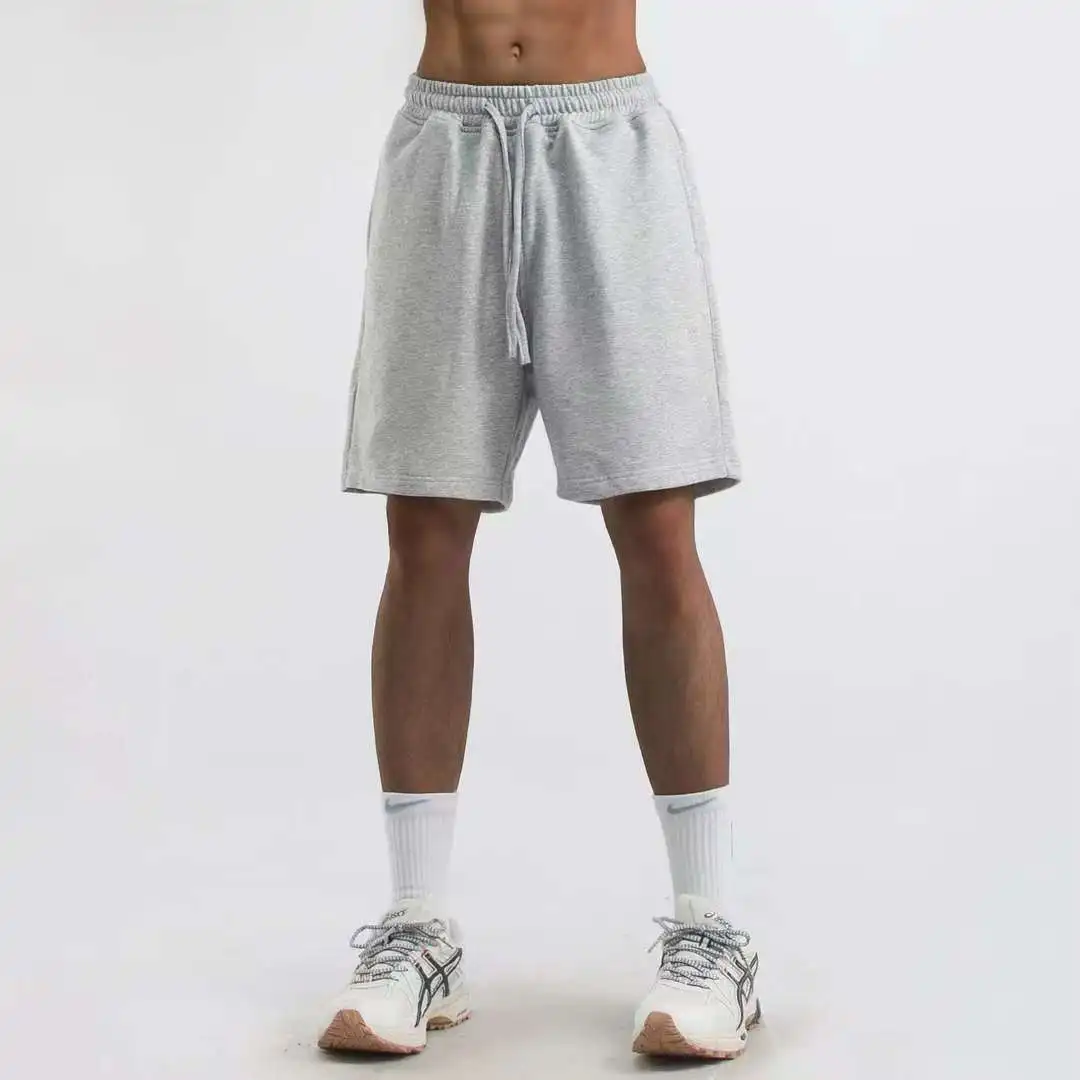 Men Thin Summer Jogging Shorts Loose Straight Leg Drawstring Casual Athletic Sweatpants For Beach Sports Daily Outdoor Wear