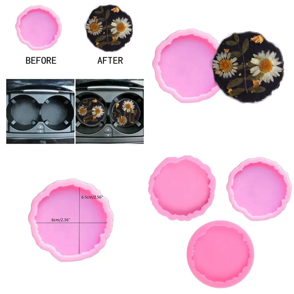 Molds for Resin Casting Silicone Molds Making Cups Mat Home Decoration