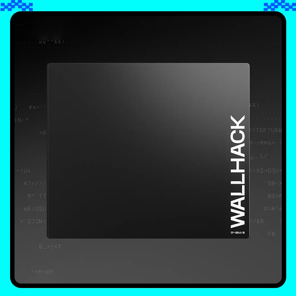 Original WALLHACK SP-004A Glass Mousepad FPS Speed Mouse Pad Uncoated Durable Design Surface Micro-etching Texture For APEX CSGO