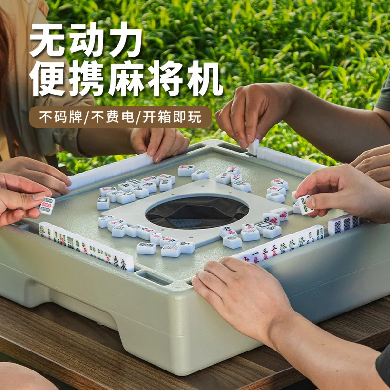 For Mahjong Unpowered Desktop Travel Dormitory Portable Outdoor Camping