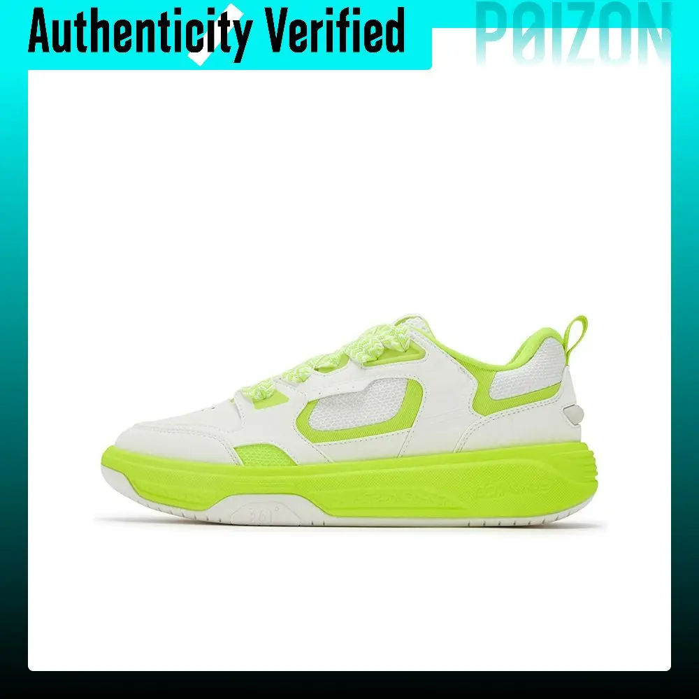 361 Boat Slip Resistant, Abrasion Resistant, Breathable Low top Casual Shoes Men's White Green 672616614/