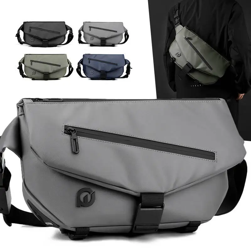 Functional Sports Large Capacity Simple Fashion Single Shoulder Men's Business Small Crossbody Bag Wear-resistant Sports Cross