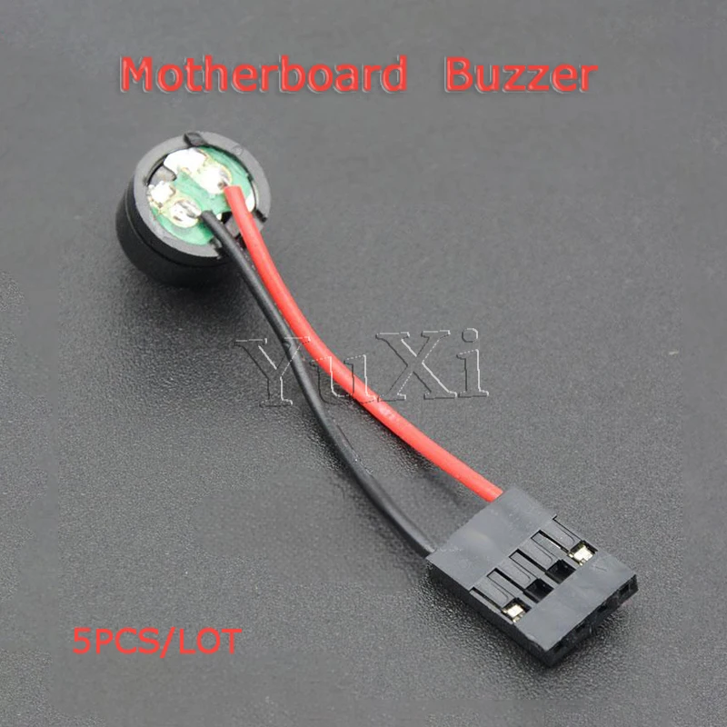 YuXi 5PCS Mini Plug Speaker For PC Interanal BIOS Computer Motherboard Mini Onboard Case Buzzer Board Beep Alarm NEW