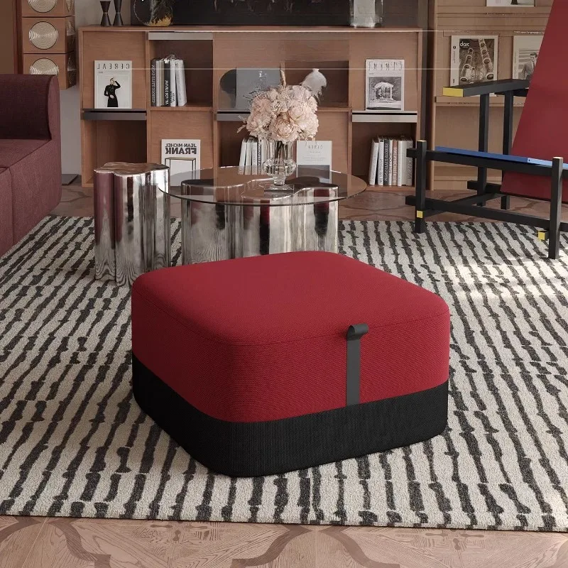 Elegant Tatami Floor Cushion Mat Stylish Ottoman Pouf for Living Room Minimalist Home Decor Seating Stool Simple Home Furniture