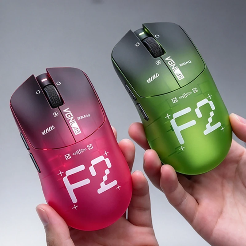VGN Dragonfly F2 Turbo Wireless Gaming Mouse Lightweight Long Battery Life Anti Slip Sweat Resistant UV Metal Scroll Wheel Gamer