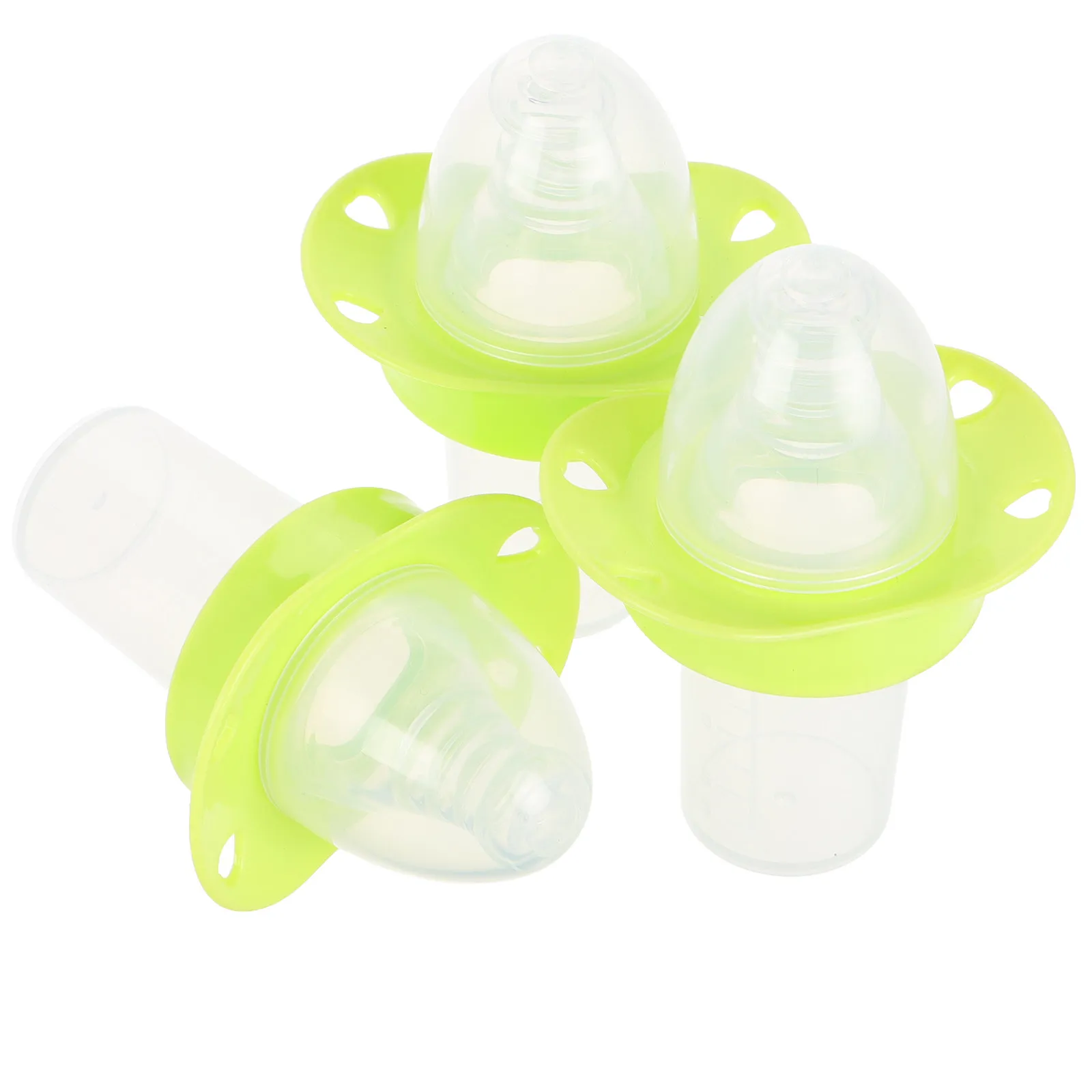 3Pcs Infant Medicine Pacifier Feeder Silicone Baby Liquid Medicine Dispenser Scale Easy Clean Travel Use Fruit Feeder Pacifier
